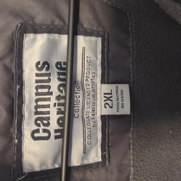 Men's Campus Heritage UNC Tar Heels Full Zip Jacket Size 2XL - Picture 2 of 6